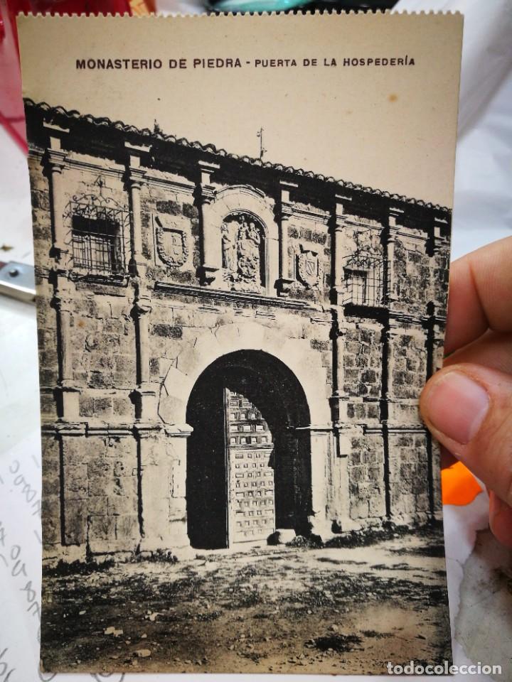 Postcards: Postal Monasterio de Piedra Puerta de la Hospeder&iacute;a M.RAMOS Y COBOS FOT. S/C