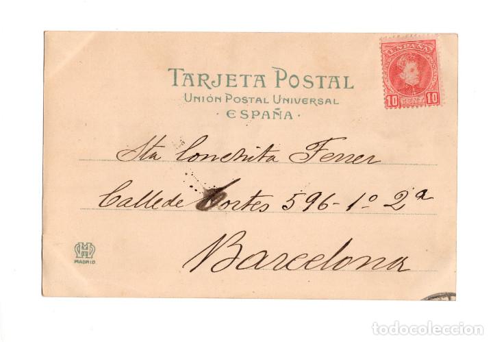 Postales: ZARAGOZA.- EL COSO. MUY RARA. - Foto 2