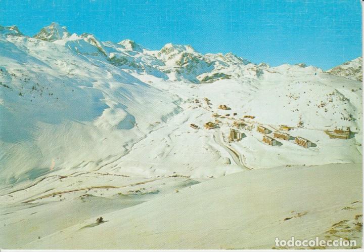 Postales: (27) CANFRANC - CANDANCHU . VISTA GENERAL Y PISTAS DEL TOBAZO .. SIN CIRCULAR