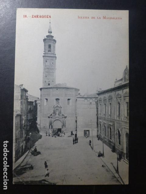 Postales: ZARAGOZA IGLESIA DE LA MAGDALENA - Foto 1