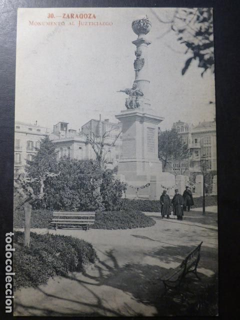Postales: ZARAGOZA MONUMENTO AL JUSTICIAZGO - Foto 1