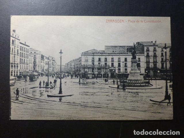 Postales: ZARAGOZA PLAZA DE LA CONSTITUCION - Foto 1