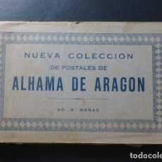 Postales: ALHAMA DE ARAGON ZARAGOZA CUADERNO 20 POSTALES COMPLETO. Lote 236142335