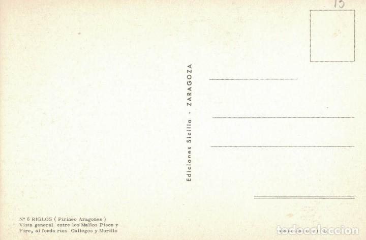 Postales: Riglos (Pirineo Aragon&eacute;s). / Postal sin circular - Foto 2