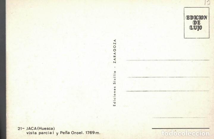 Postales: Jaca (Huesca). Pe&ntilde;a Oroel. / Postal sin circular - Foto 2