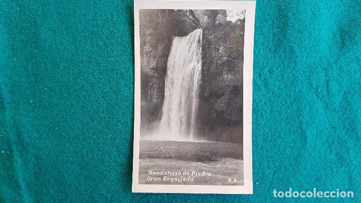 Postales: POSTAL CASCADA DEL MONASTERIO DE PIEDRA - GRAN REQUIJADA - B/N