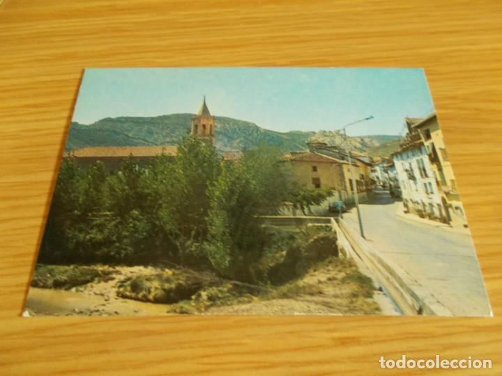 Postales: ALIAGA ( TERUEL ) ENTRADA POBLACION - Foto 1