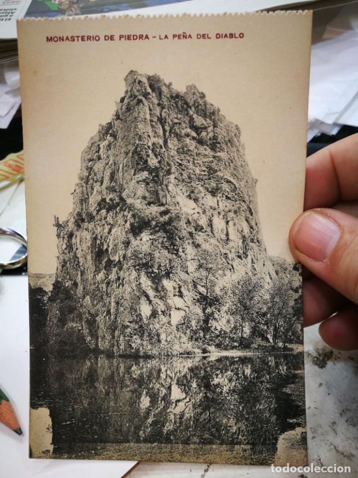 Postcards: Postal MONASTERIO DE PIEDRA La Pe&ntilde;a del Diablo M. RAMOS Y COBOS S/C