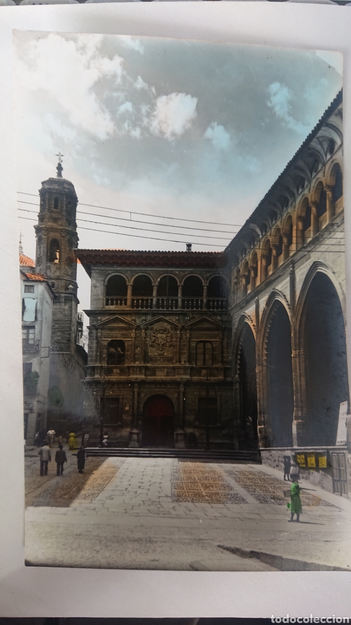 Postkarten: POSTAL DE ALCAŃIZ PALACIO MUNICIPAL LONJA