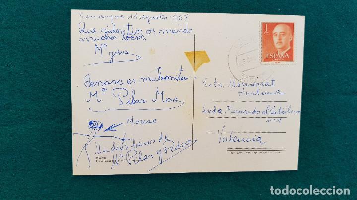 Postales: POSTAL BENASQUE (1967) VISTA GENERAL - Foto 2