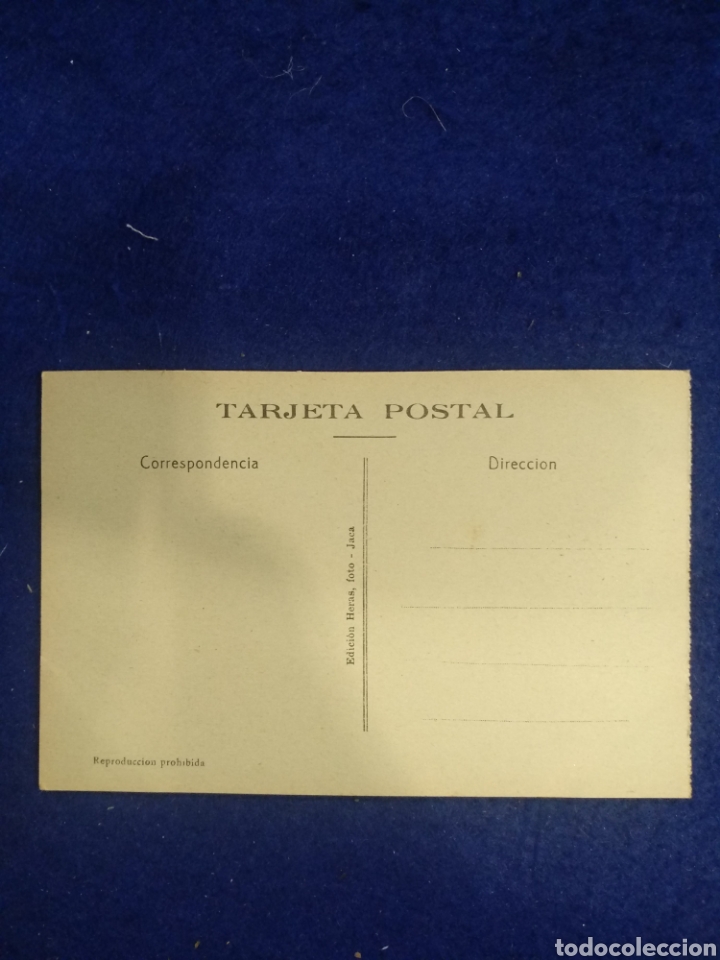 Postales: Antigua postal Jaca, Cuenca del R&iacute;o Arag&oacute;n - Foto 2