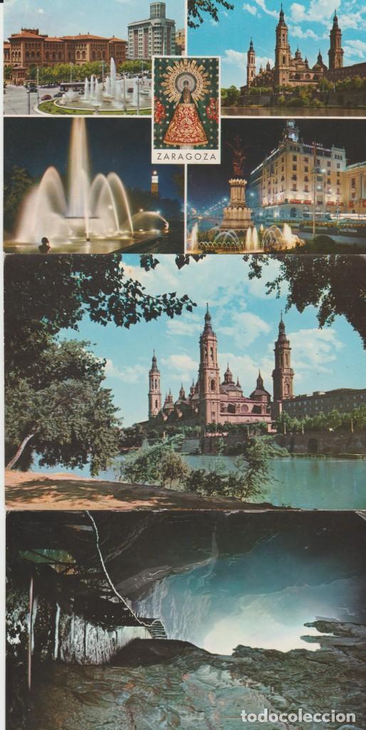 Postales: LOTE SIETE POSTALES, ZARAGOZA. - Foto 3