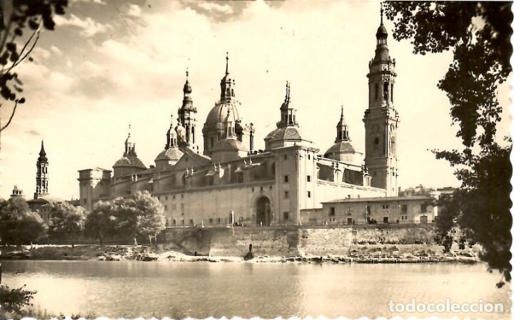 Postales: N&ordm; 34-ZARAGOZA. Templo del Pilar, fachada. Sin circular. EDICIONES GARC&Iacute;A GARRABELLA