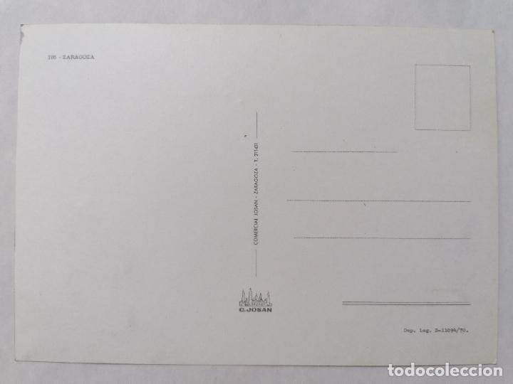 Postales: POSTAL ZARAGOZA, A&Ntilde;OS 60 - Foto 2