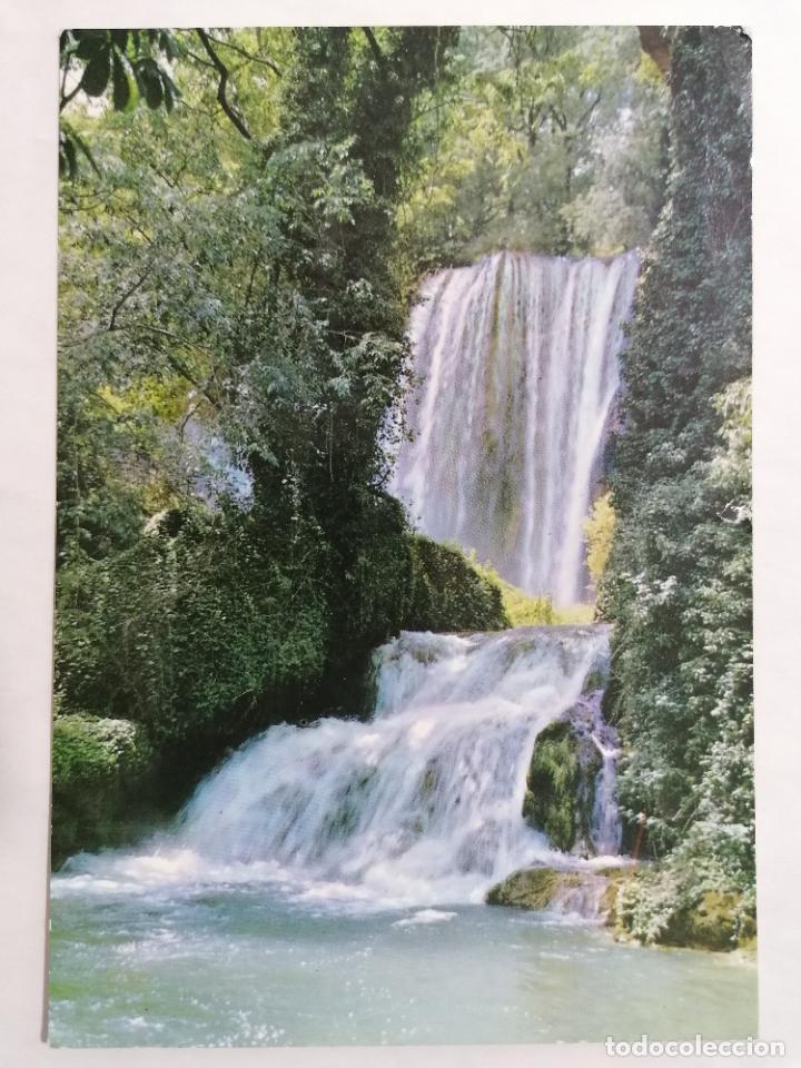 Postales: POSTAL MONASTERIO DE PIEDRA, BA&Ntilde;O DE DIANA Y CASCADA CAPRICHOSA, A&Ntilde;OS 60