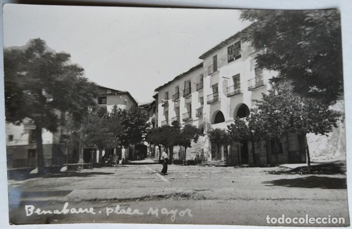 Postales: BENALBARRE HUESCA PLAZA MAYOR - Foto 1