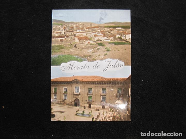 Postales: MORATA DE JALON-VISTA GENERAL-PLAZA DE ESPA&Ntilde;A Y PALACIO-RAE-COM&middot;JOSAN-POSTAL ANTIGUA-(78.159)