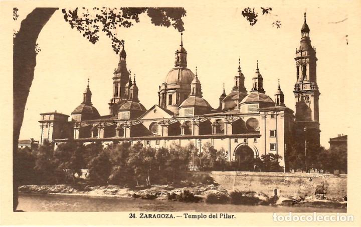 Postales: N&ordm; 24-ZARAGOZA. Templo del Pilar. Sin circular.