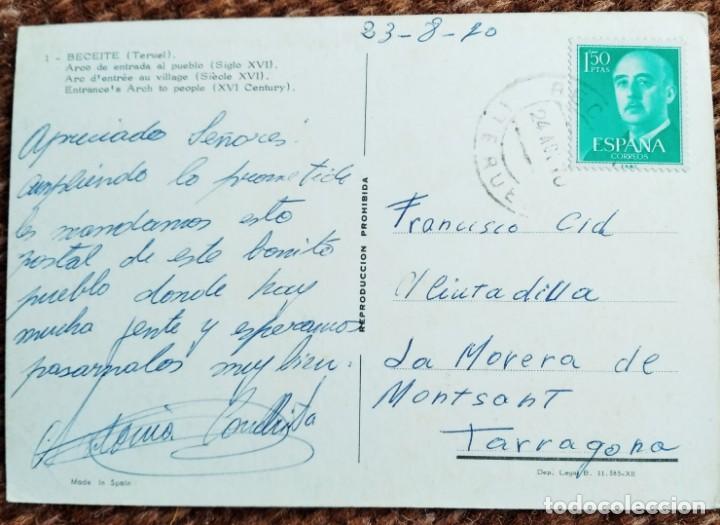Postales: BECEITE - TERUEL - Foto 2