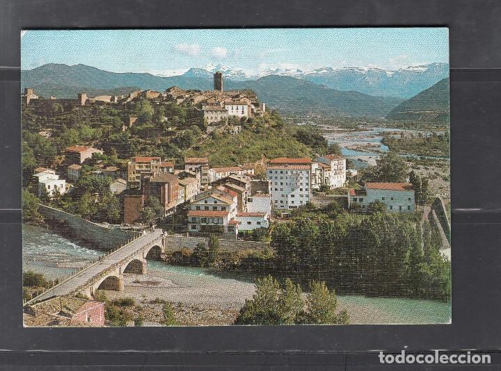 Postales: N&ordm; 1.- AINSA. VISTA GENERAL Y CONFLUENCIA DE LOS RIOS ARA Y CINCA