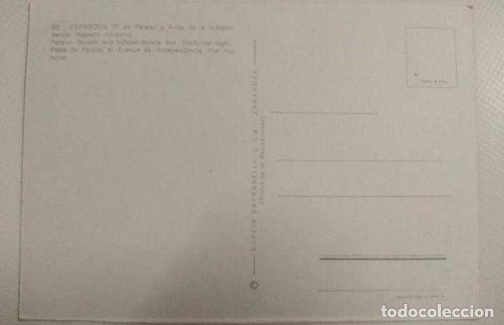 Postales: Zaragoza. Postal sin circular - Foto 2