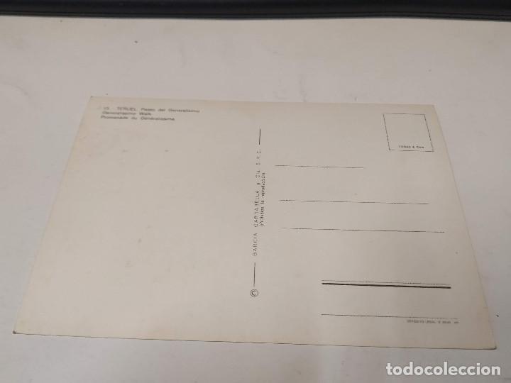 Postales: TERUEL - POSTAL TERUEL - PASEO DEL GENERAL&Iacute;SIMO - Foto 2