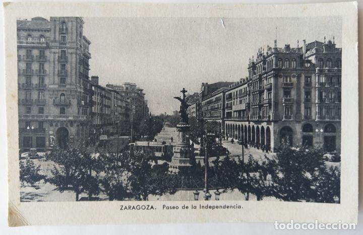 Postales: ZARAGOZA PLAZA DE LA INDEPENDENCIA - Foto 1