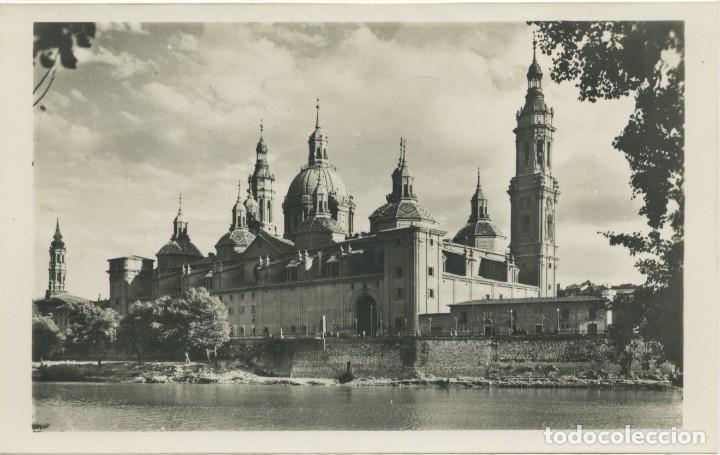 Postales: N&ordm; 34-ZARAGOZA. Templo del Pilar. Fachada posterior. Sin circular. EDICIONES GARC&Iacute;A GARRABELLA