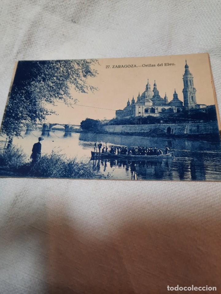 Postales: Lote 4 postales antiguas de Zaragoza - Foto 2