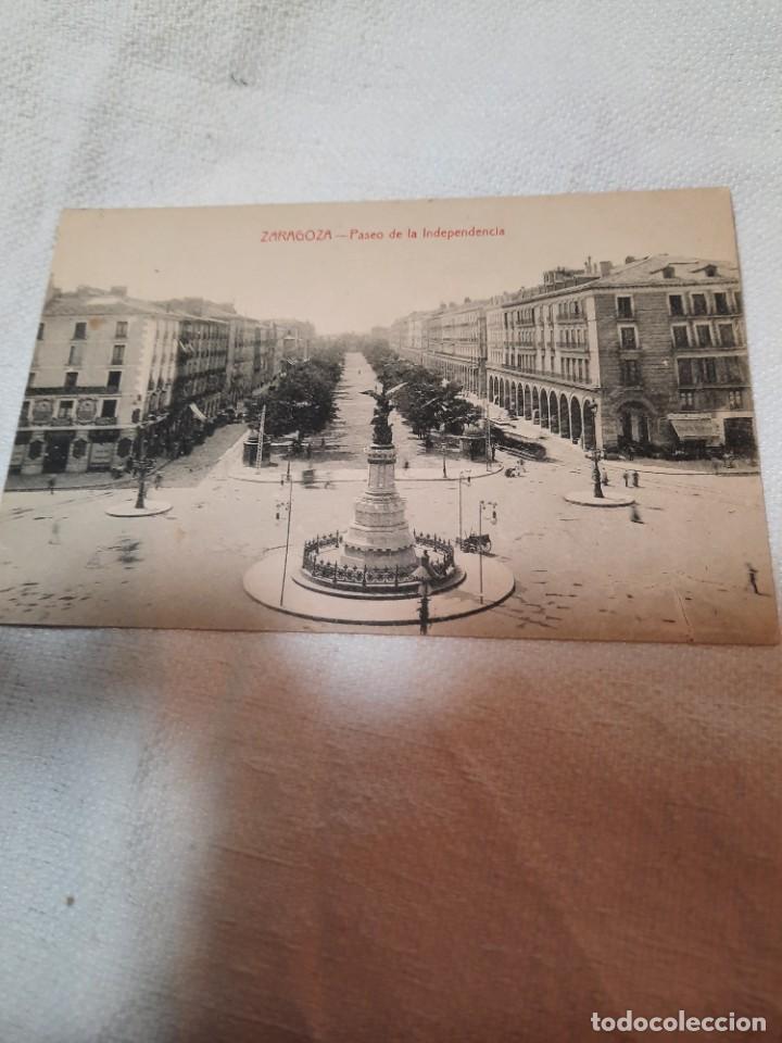 Postales: Lote 4 postales antiguas de Zaragoza - Foto 5