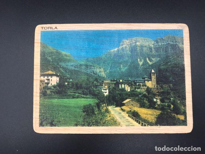 Postales: POSTAL DE MADERA RECUERDO DE TORLA - HUESCA - Foto 1