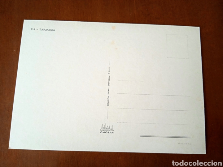 Postales: Postal ZARAGOZA. Sin circular. - Foto 2