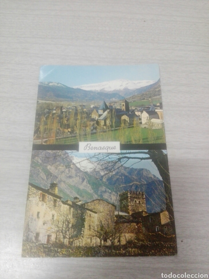 Postales: Postal 2 benasque vista parcial y Torre juste