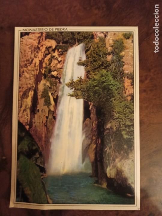 Postales: Dos postales Monasterio de Piedra - Foto 1