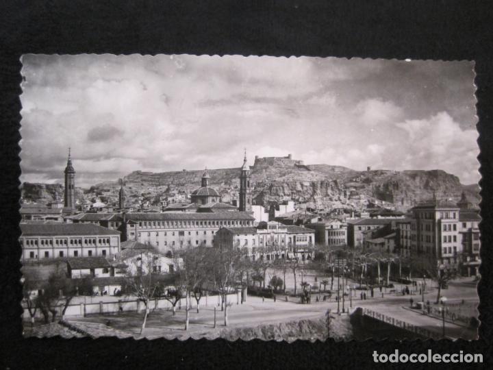 Postales: CALATAYUD-VISTA PARCIAL AL FONDO EL CASTILLO-EDICIONES SICILIA-1-POSTAL ANTIGUA-(79.859)