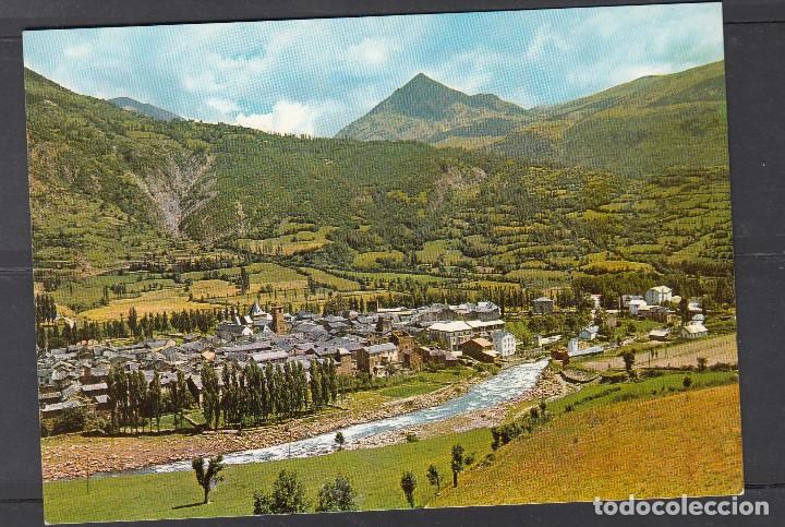 Postales: 6.- BENASQUE. VISTA GENERAL Y R&Iacute;O ESERA - Foto 1
