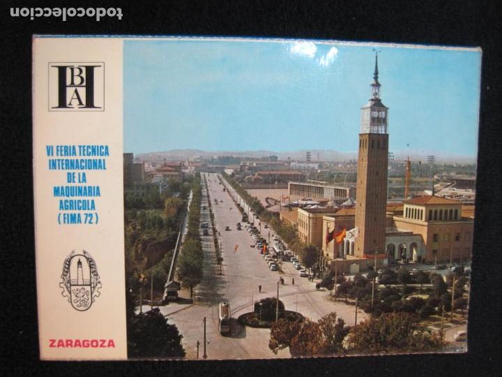Postales: ZARAGOZA-VI FERIA TECNICA INTERNACIONAL DE LA MAQUINARIA AGRICOLA-BLOC POSTALES-VER FOTOS-(80.109)