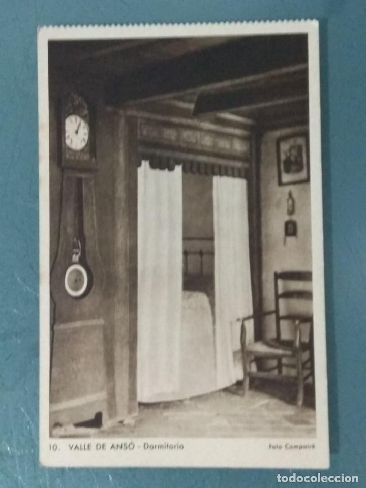 Postales: POSTAL 10 - VALLE DE ANSO. (HUESCA) - DORMITORIO. - Foto 1