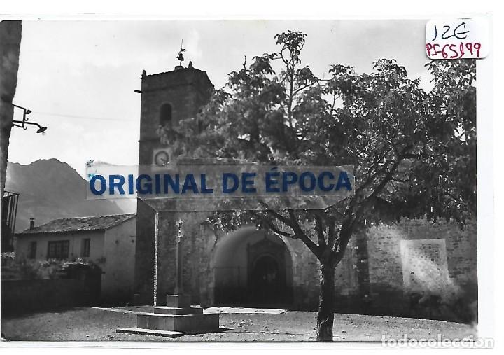 Postales: (PS-65199POSTAL DE CAMPO(HUESCA)-IGLESIA FACHADA PRINCIPAL