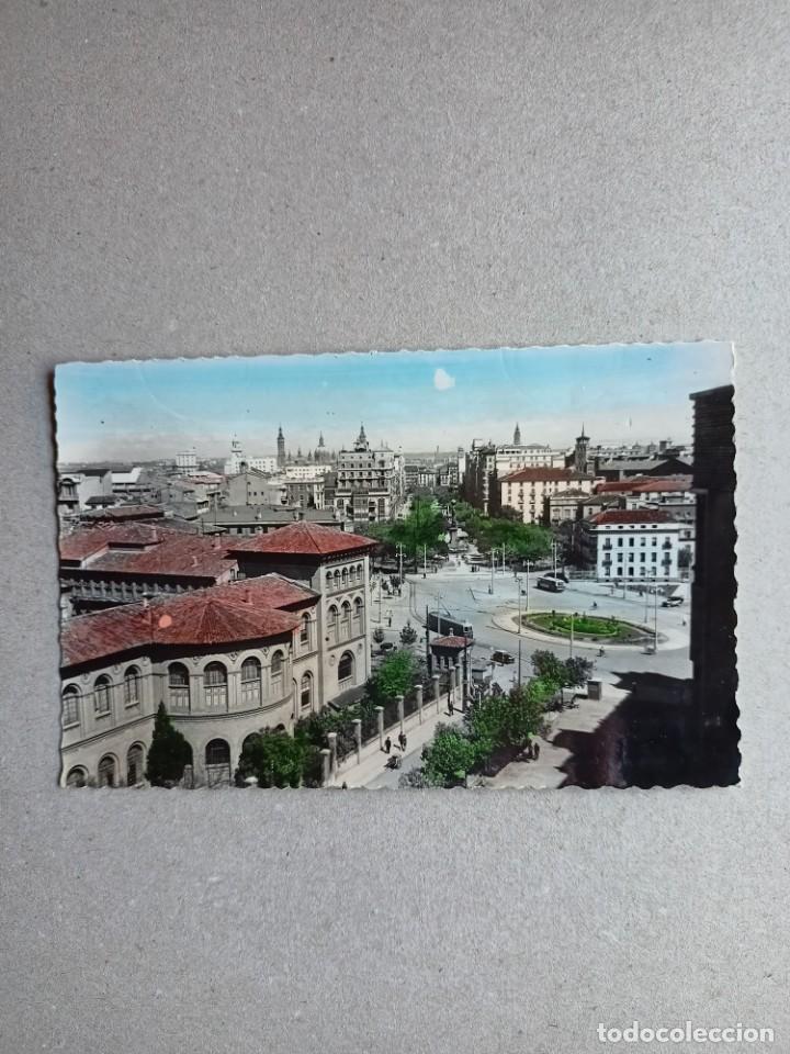 Postales: Postal iluminada antig&uuml;a de ZARAGOZA - Foto 1