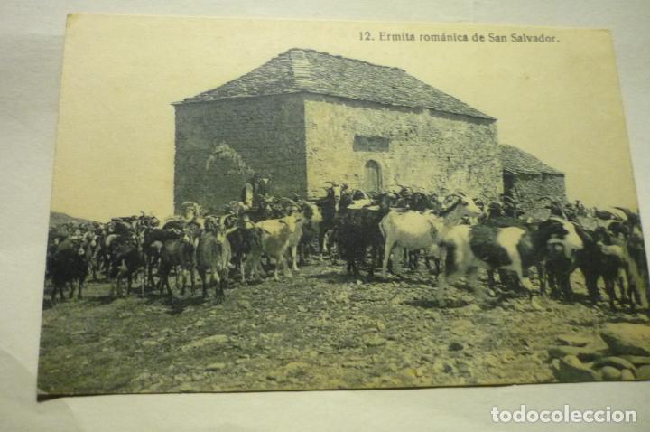 Postcards: POSTAL ERMITA ROMANICA DE S.SALVADOR- CHOCOLATES COLUMBA CAFES