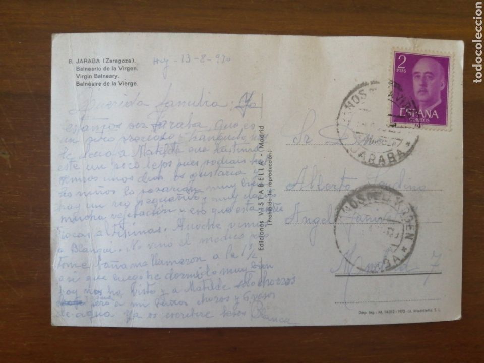 Postales: POSTAL JARABA (ZARAGOZA) - Foto 2