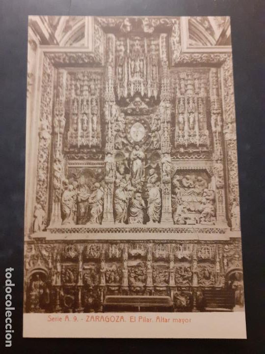 Postales: ZARAGOZA EL PILAR ALTAR MAYOR - Foto 1