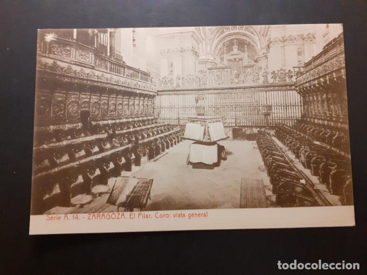 Postales: ZARAGOZA EL PILAR EL CORO - Foto 1