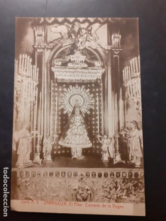 Postales: ZARAGOZA EL PILAR CAMARIN DE LA VIRGEN - Foto 1