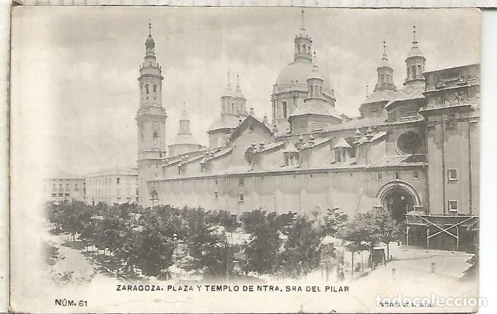 Postales: ZARAGOZA EL PILAR ESCRITA - Foto 1