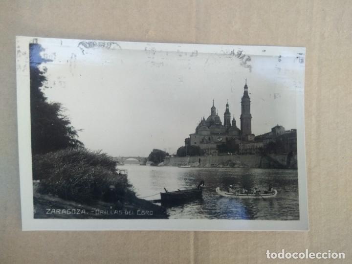 Postales: Postal zaragoza orillas del ebro - Foto 1