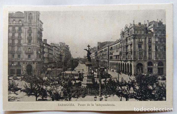 Postales: ZARAGOZA PASEO DE LA INDEENDENCIA - Foto 1