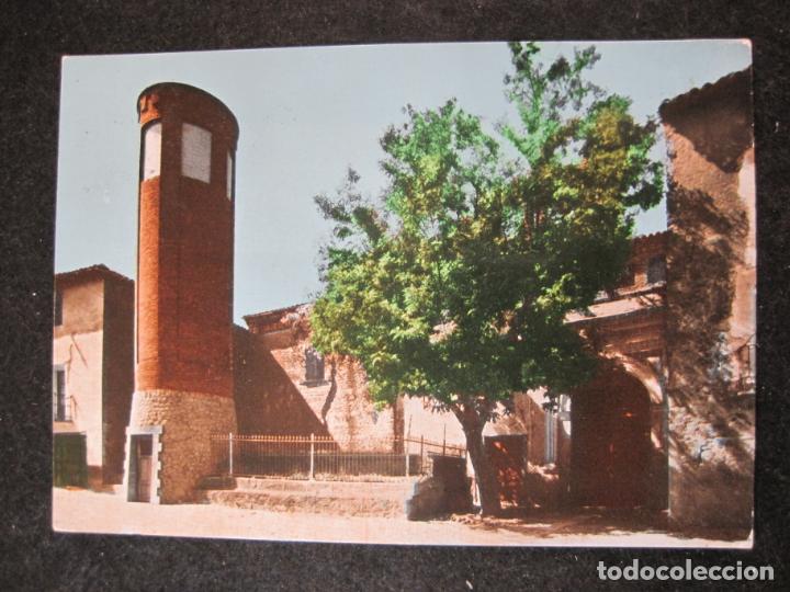 Postkarten: LA PUEBLA DE CASTRO-PORTICO DE LA IGLESIA Y DEPOSITO DE AGUA-EDICIONES RAE-4-POSTAL ANTIGUA-(82.201)