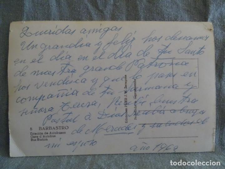 Postales: BARBASTRO. ESTACI&Oacute;N DE AUTOBUSES. 8. - Foto 2